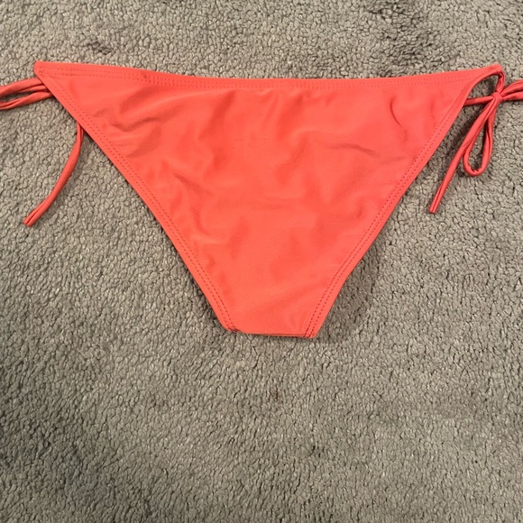 Coral Tie-Side Bikini Bottom - Picture 3 of 5